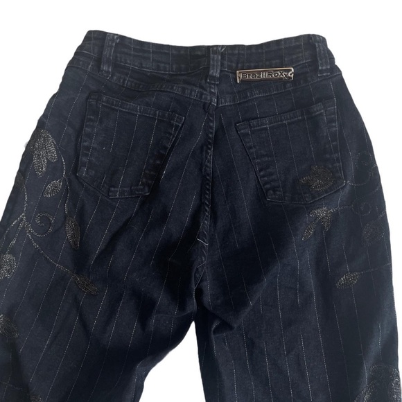 brazilroxx embroidered black pant/jean - Picture 6 of 6